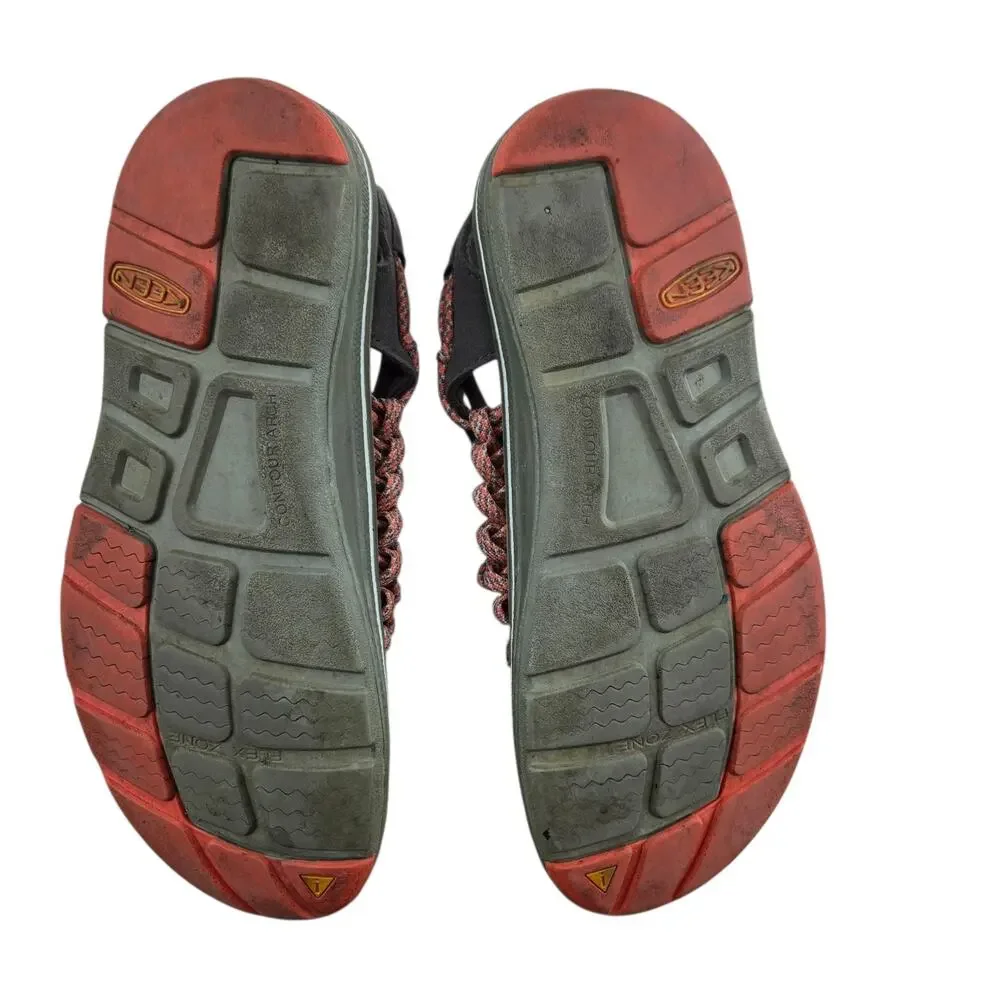 Keen Uneek Sandals Womens 7 Pink‎ Gray Slingback Gorpcore Hiking Travel Vacation